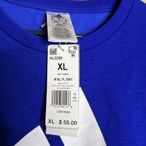 Nwt adidas men’s crew neck sweatshirt xl